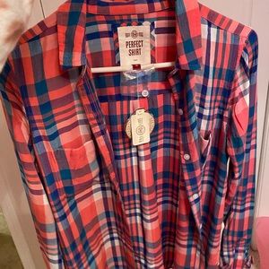 Plaid Button Down Shirt